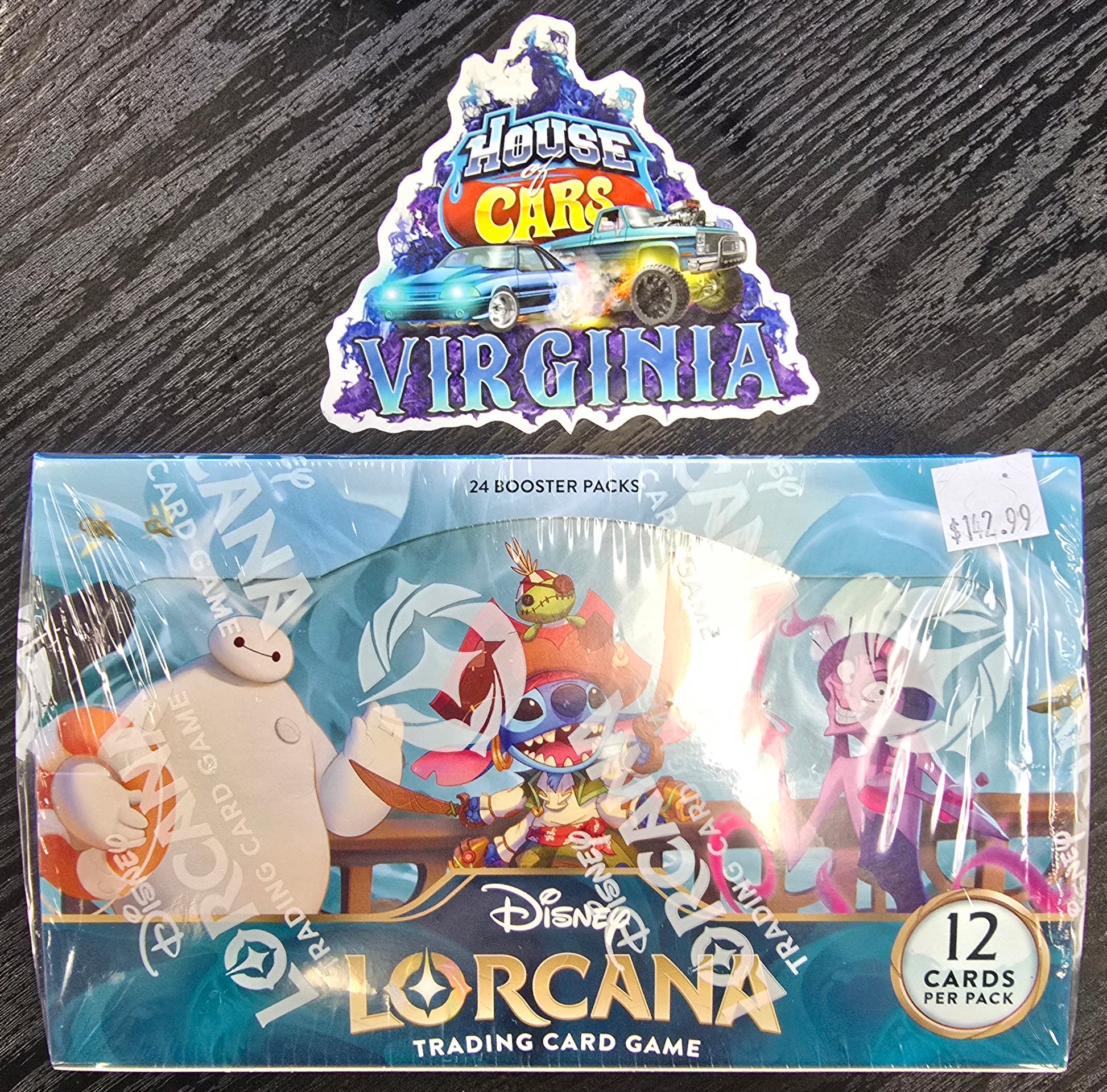 Disney Lorcana Azurite Sea TCG 24 pack booster bundle - House of Cars Virginia