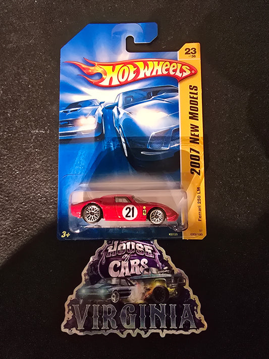 HOT WHEELS 2007 NEW MODELS FERRARI 250 LM WITH LACE WHEELS - House of Cars Virginia