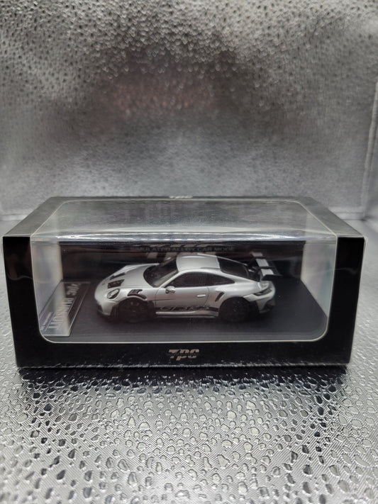 TPC Pursuit Porsche 992 911 GT3 RS Limited Edition /500 Silver Metallic w/ Black Graphics - House of Cars Virginia