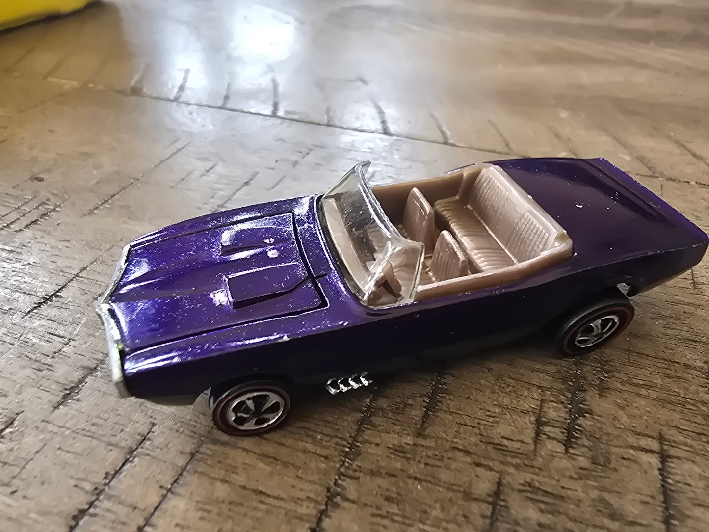 Hot Wheels Redlines Purple US Custom Firebird Original 16 tan int - House of Cars Virginia