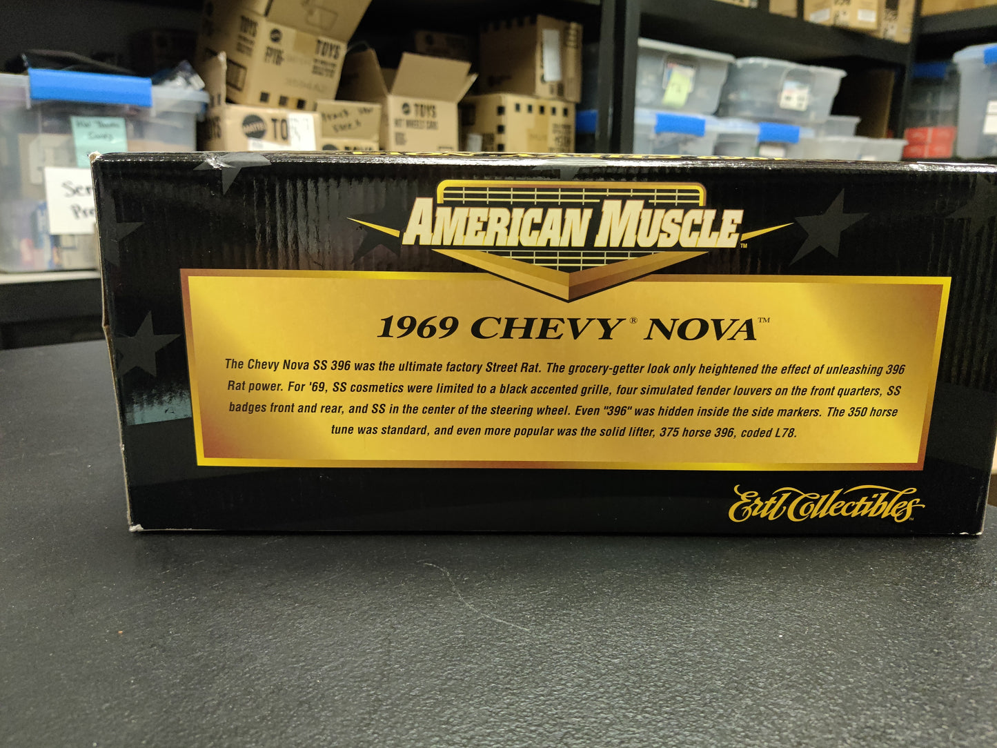 1.18 metal American Muscle 1969 Chevy Nova ERTL Collectibles 