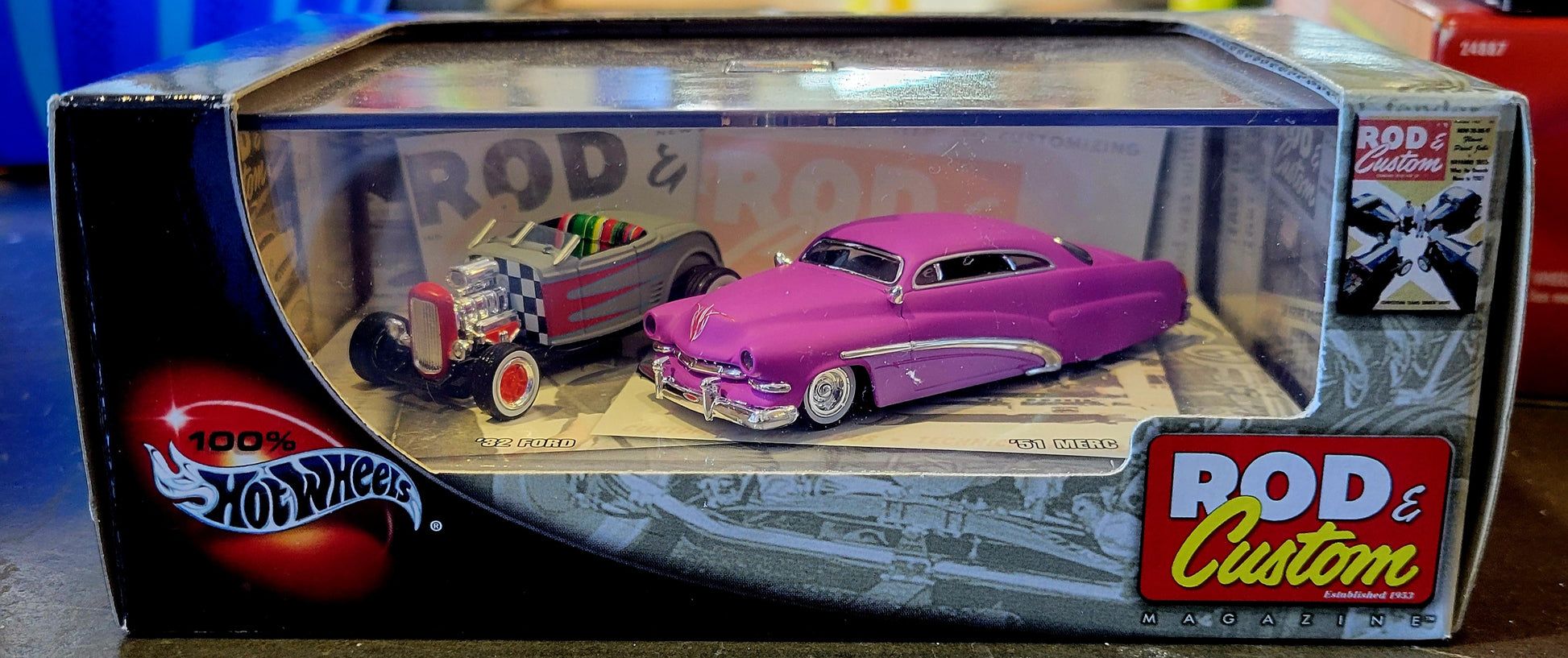100% Hot Wheels ROD & Custom '32 Ford & '51 Merc - House of Cars Virginia