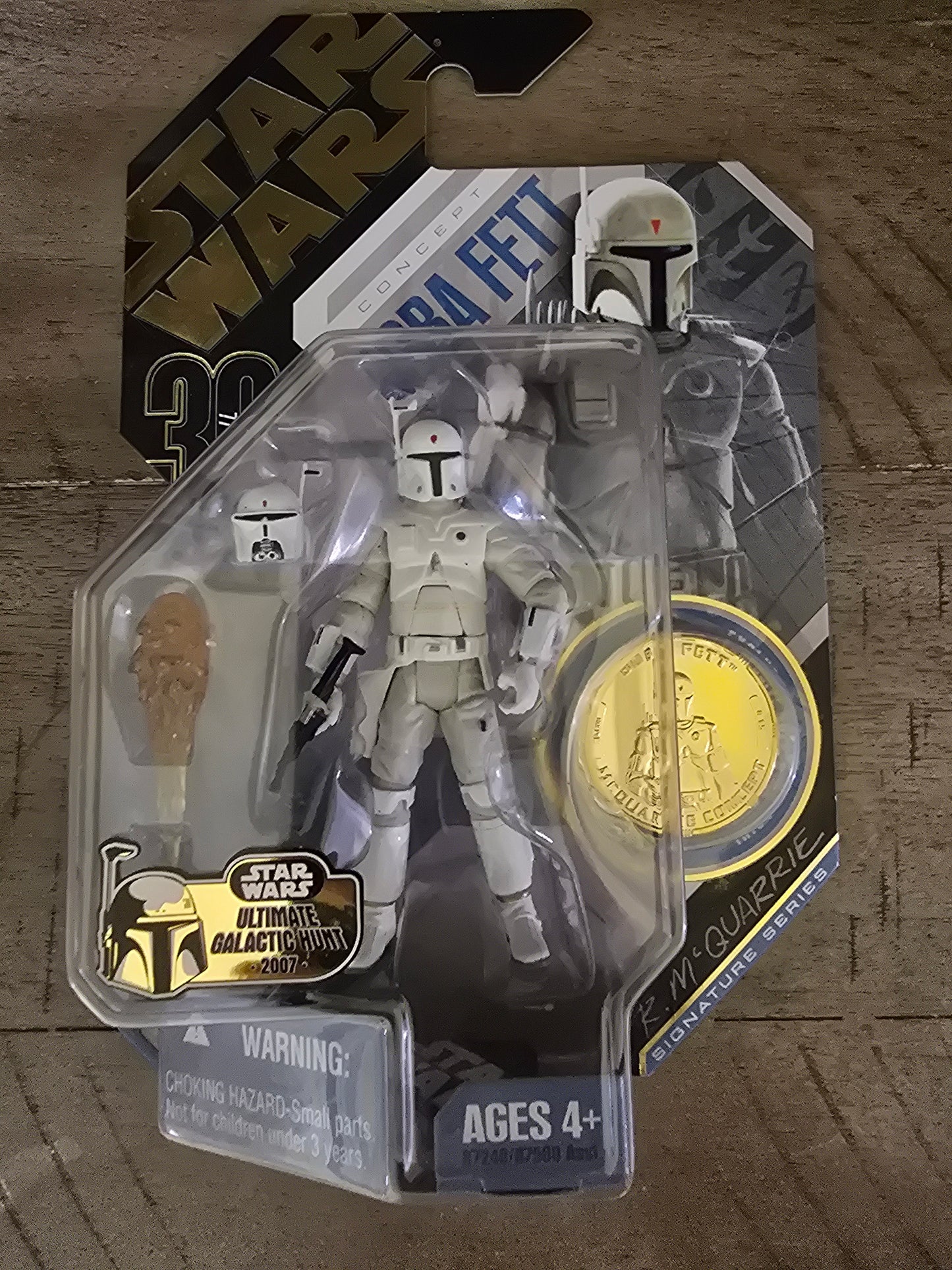 2007 star wars boba fett ultimate galactic hunt 30th anniversary gold coin RARE - House of Cars Virginia