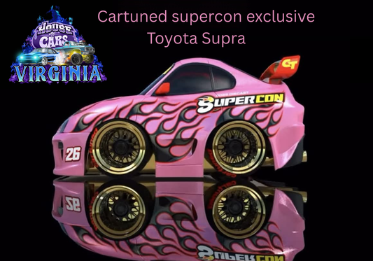 2026 Supercon Convention Cartuned Toyota Supra preorder - House of Cars Virginia