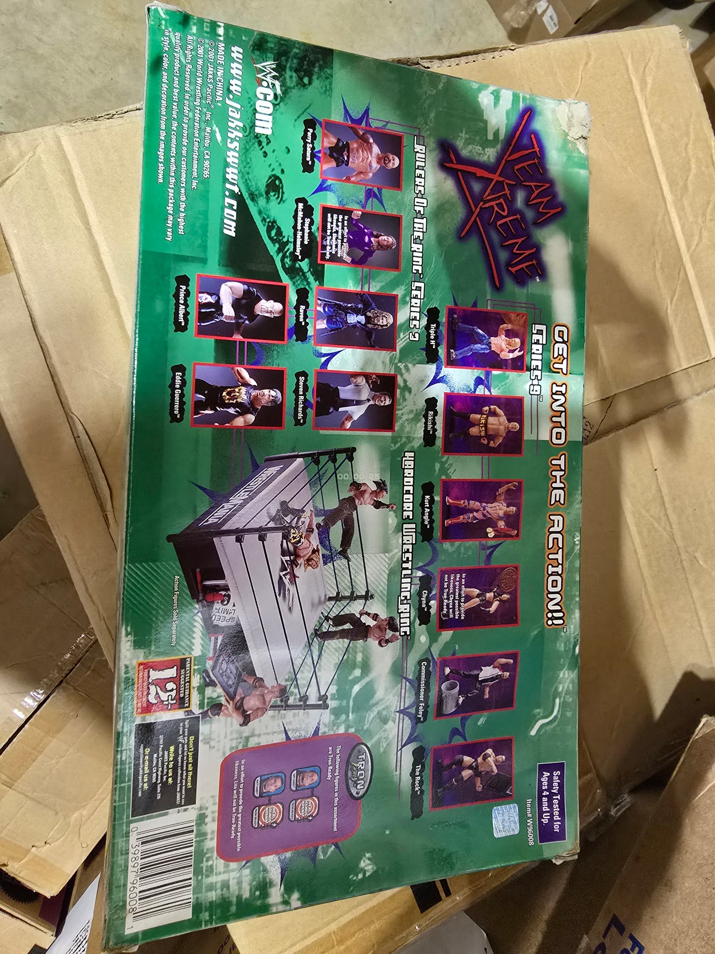 WWF Jakks Team Xtreme Lita & The Hardy Boyz Jeff & Matt Hardy Action Figures WWE as is - House of Cars Virginia