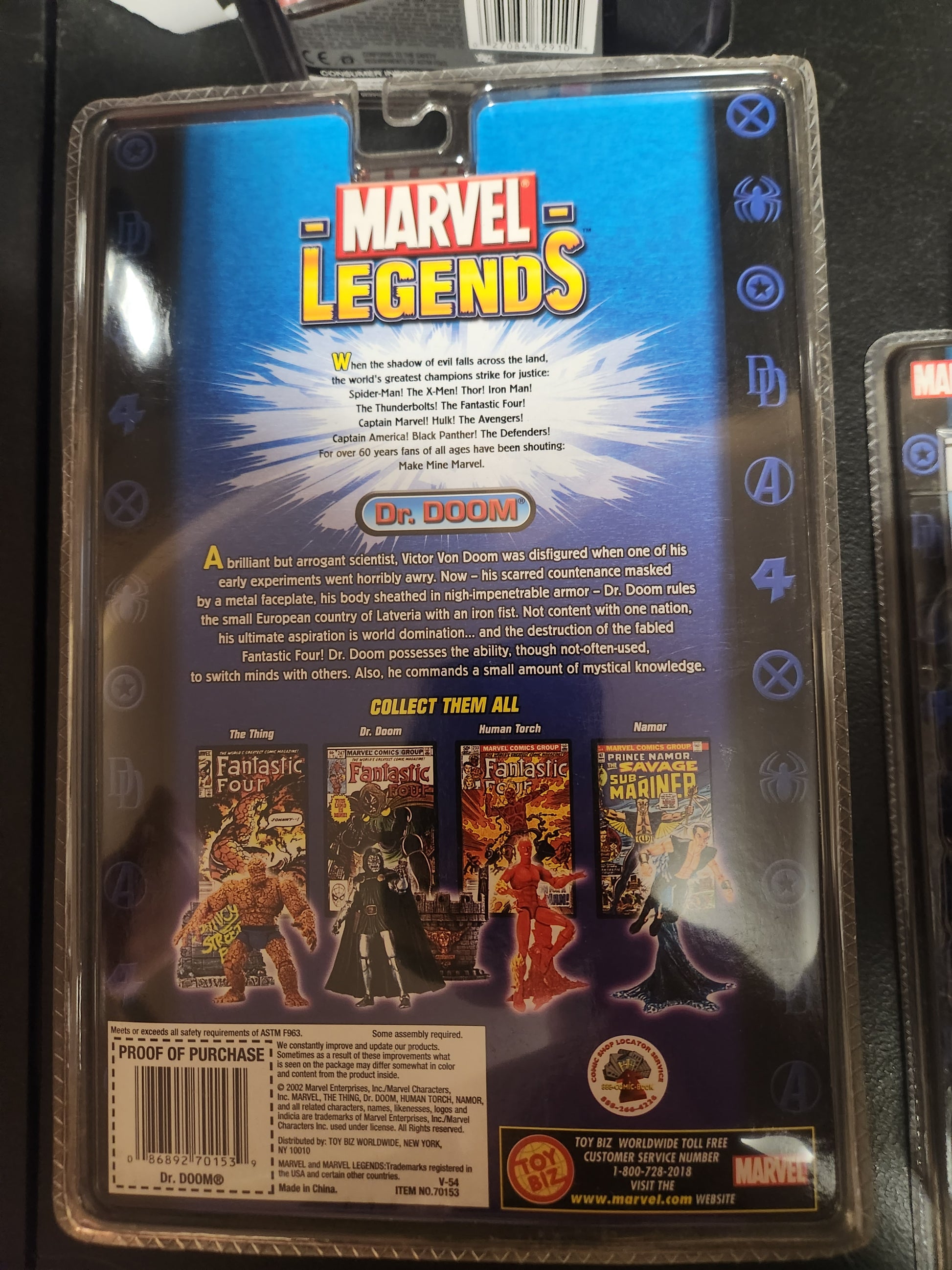 NEW DR DOOM MARVEL LEGENDS SERIES 2 II 2002 ToyBiz - House of Cars Virginia