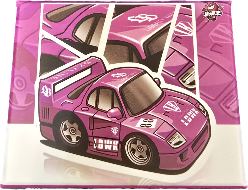 Demon King Auto International Diecast Tooned F40  (pink)