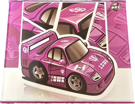 Demon King Auto International Diecast Tooned F40  (pink)