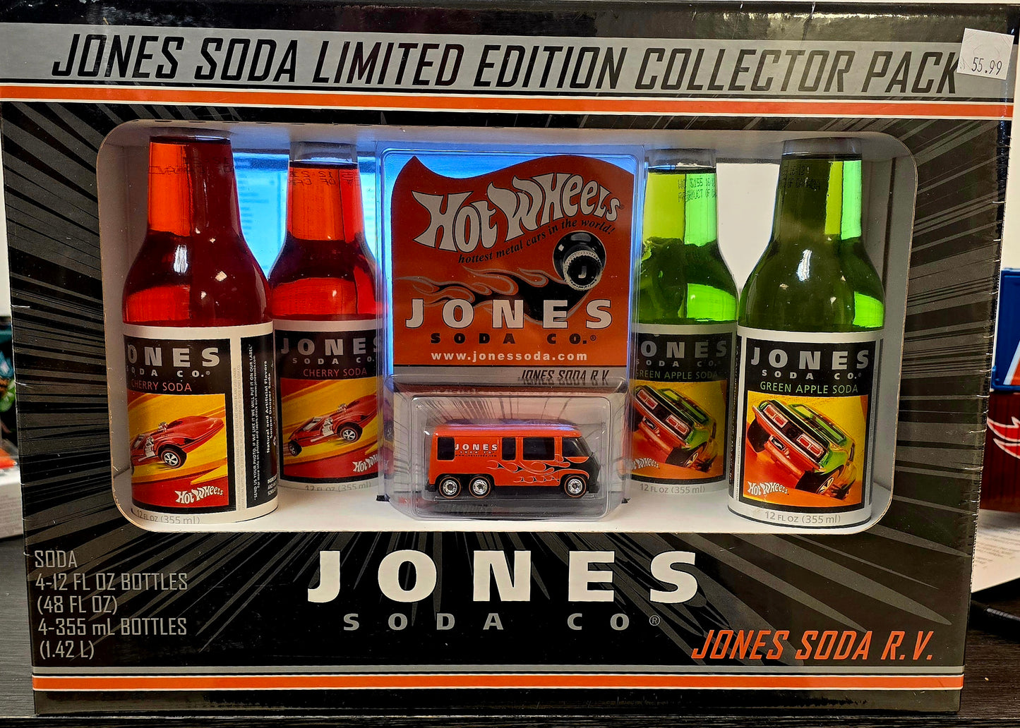 Hot Wheels Jones Soda Co. Collectors Box - House of Cars Virginia