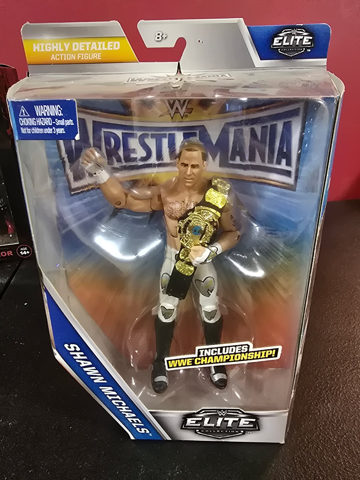 WWE ELITE COLLECTION WRESTLEMANIA 33 SHAWN MICHAELS FIGURE with WWE CHAMPIONSHIP - House of Cars Virginia