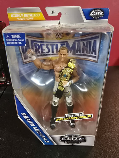 WWE ELITE COLLECTION WRESTLEMANIA 33 SHAWN MICHAELS FIGURE with WWE CHAMPIONSHIP - House of Cars Virginia