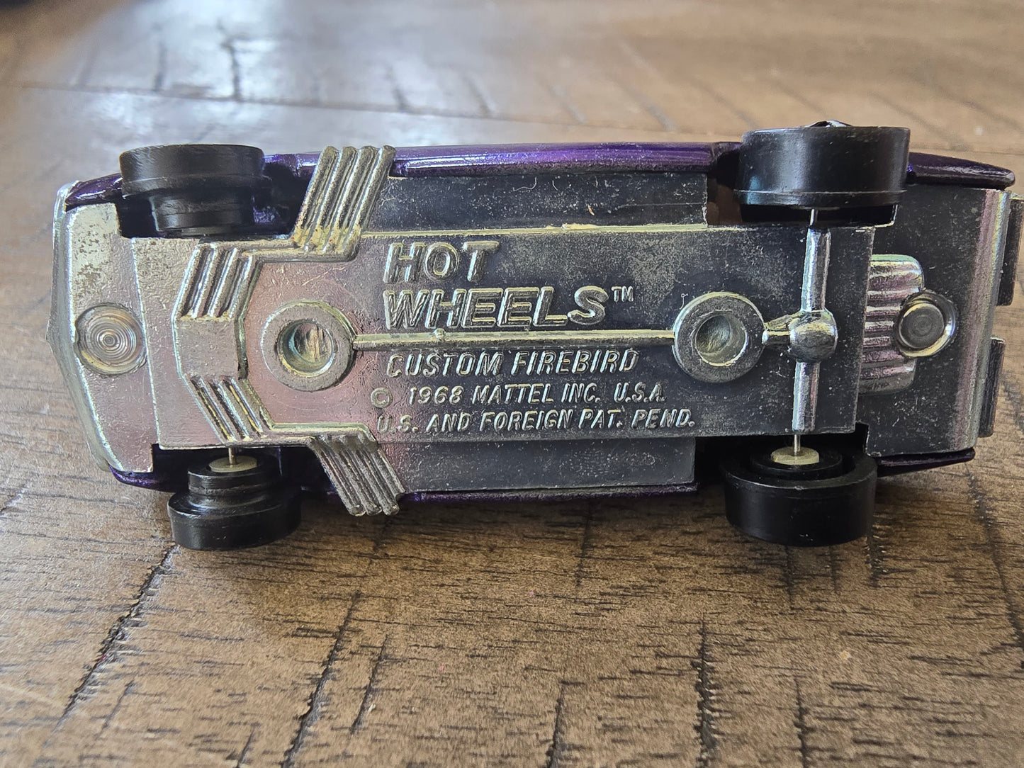 Hot Wheels Redlines Purple US Custom Firebird Original 16 tan int - House of Cars Virginia