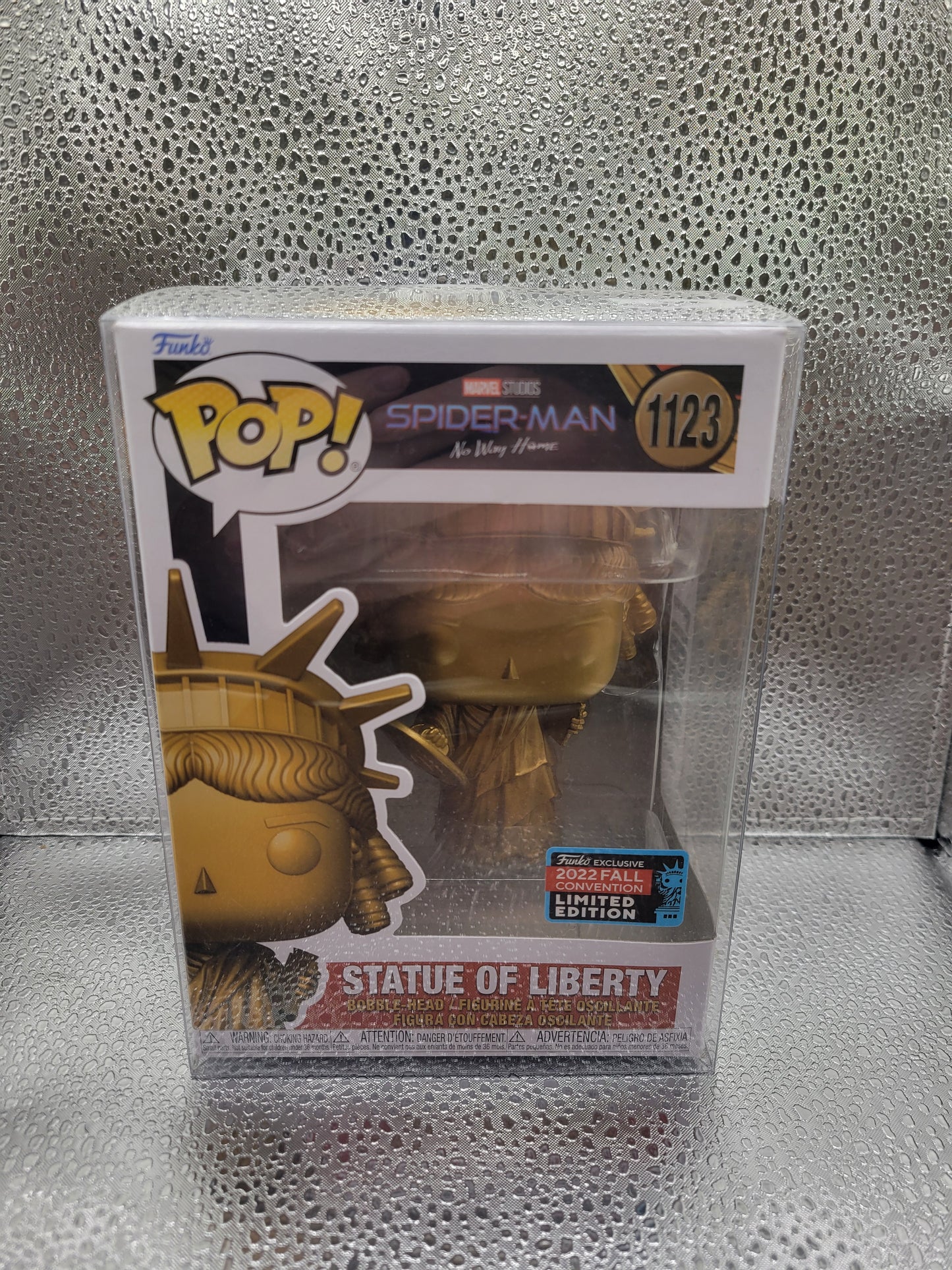 Funko POP! Marvel Studios Spider-Man No Way Home Statue of Liberty 2022 Fall Convention Exclusive #1123