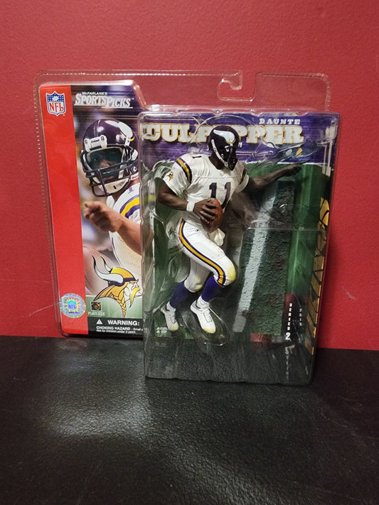 McFarlane Series 2 NFL Daunte Culpepper Vikings White Jersey Action Figure - House of Cars Virginia