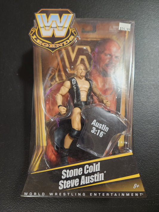 WWE Stone Cold Steve Austin Legends Series 1 Wrestling Action Figure Rattlesnake - House of Cars Virginia
