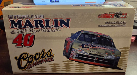 Action Racing 1/24 Sterling Marlin #40 Coors Original 2002 Intrepid R/T - House of Cars Virginia