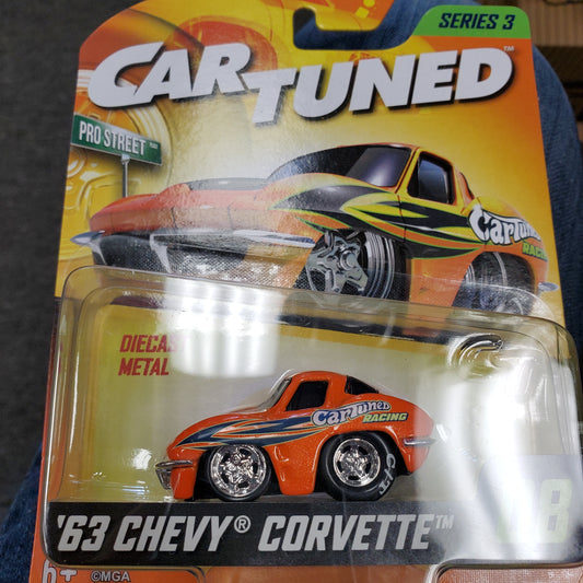 Car Tuned Diecast Series 3 '63 CHEVY CORVETTE #08 Brand New SEALED - House of Cars Virginia