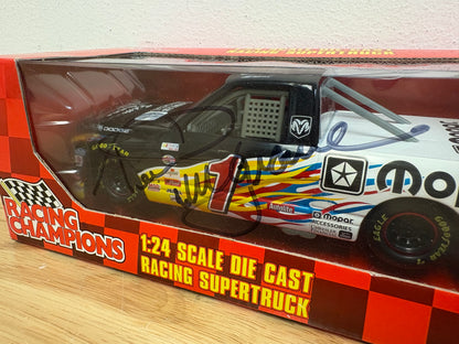 Racing Champion 1:24 Scale Diecast Supertruck Ted Musgrave #1 Team Mopar Autographed!
