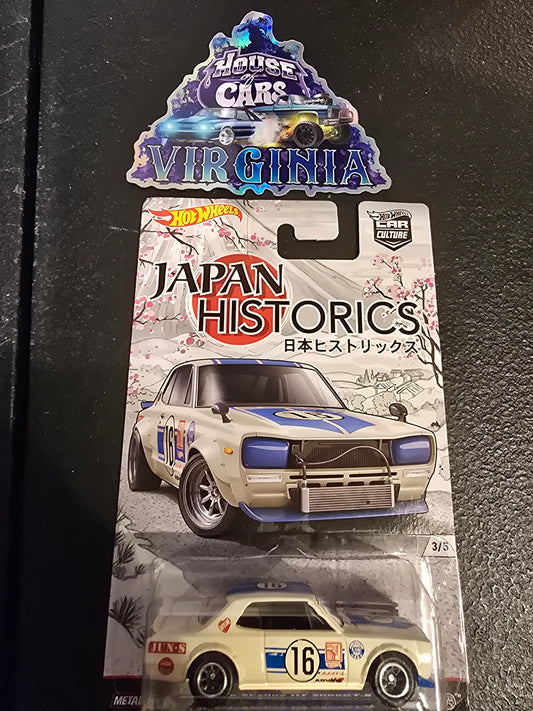 New Hot Wheels 2024 Rare Japan Hisorics 2016 - Nissan Skyline HT 2000GT-X * - House of Cars Virginia
