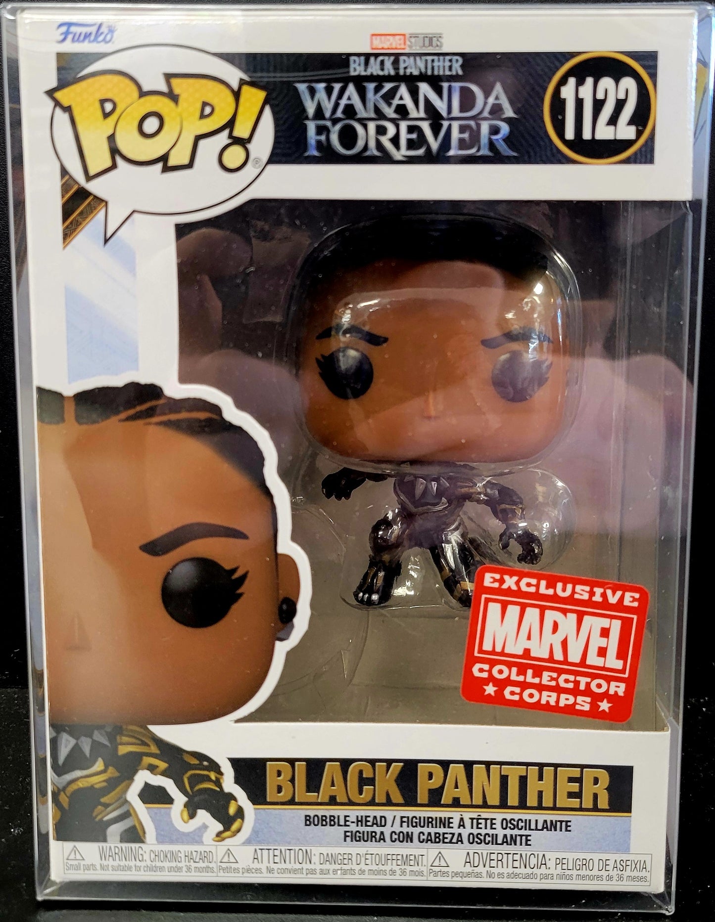 Funko Pop Marvel Black Panther Wakanda Forever, Black Panther #1122