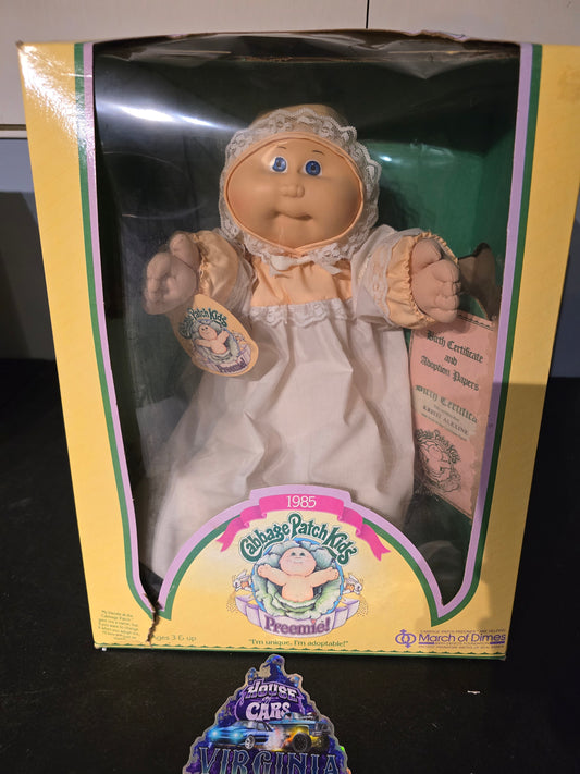 1985 Cabbage Patch kids preemie Kristi Alexine VHTF - House of Cars Virginia
