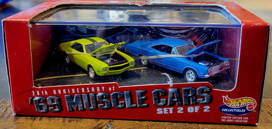 Hot Wheels Collectibles 30Th Anniversary Of '69 Muscle Cars AMX & Plymouth Hemi GTX - House of Cars Virginia