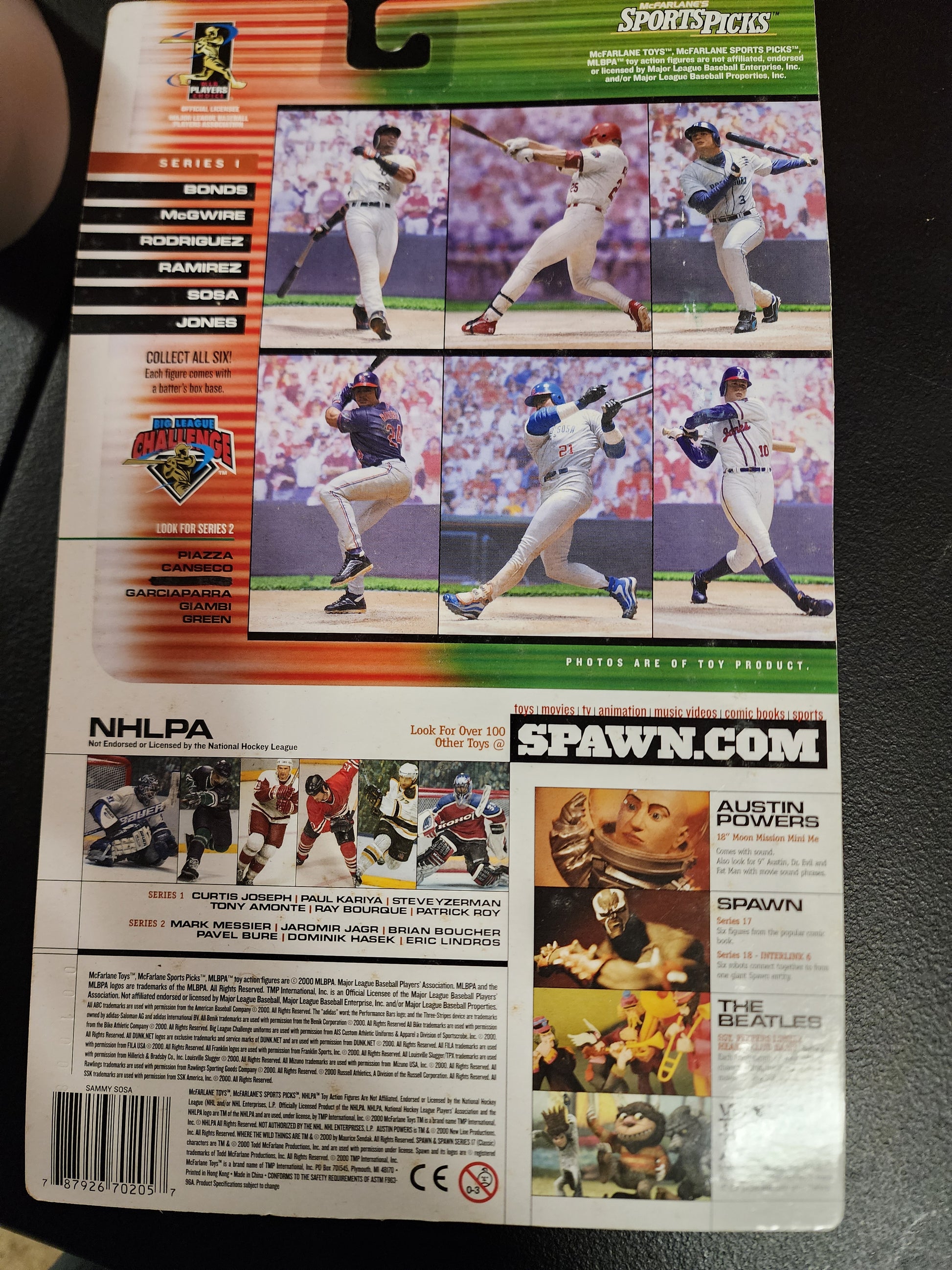 McFarlane's Sports Picks Sammy Sosa #21 Baseball Figure - NIB Big League - House of Cars Virginia