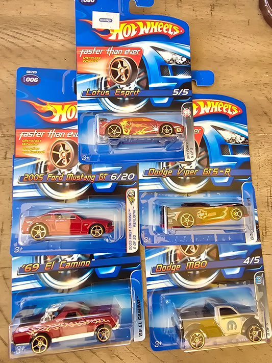 Hot Wheels faster than ever lotus Ford mustang Dodge viper El Camino Dodge M80 - House of Cars Virginia