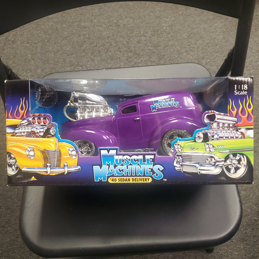 Muscle Machines 1:18 '40 Sedan Delivery - Purple 007 - House of Cars Virginia