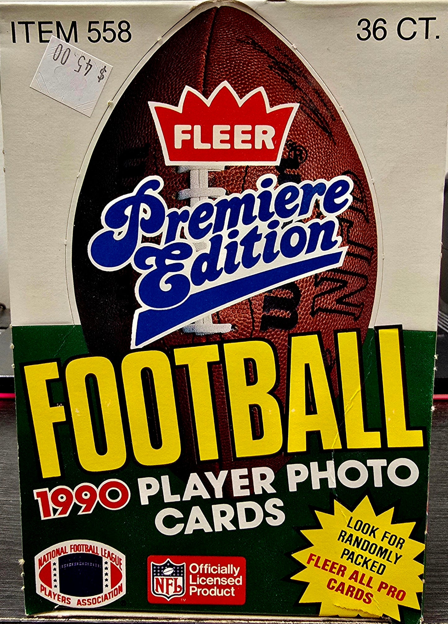 1990 Fleer Premiere Edition Football Player Photo Cards - House of Cars Virginia