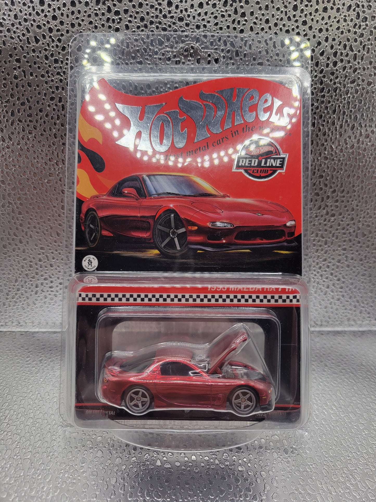 Hot Wheels Red Line Club 1993 Mazda RX-7 R1 Red Spectraflame