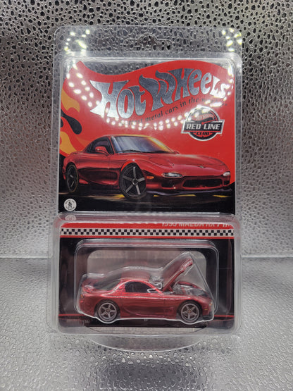 Hot Wheels Red Line Club 1993 Mazda RX-7 R1 Red Spectraflame