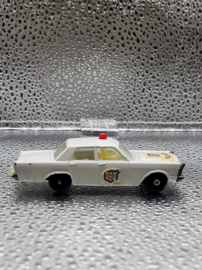 Lesney Matchbox No. 55 Ford Galaxie Police Car Made in England (Good condition, see pictures for flaws) - House of Cars Virginia