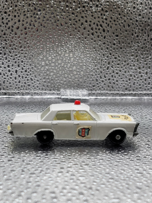 Lesney Matchbox No. 55 Ford Galaxie Police Car Made in England (Good condition, see pictures for flaws) - House of Cars Virginia