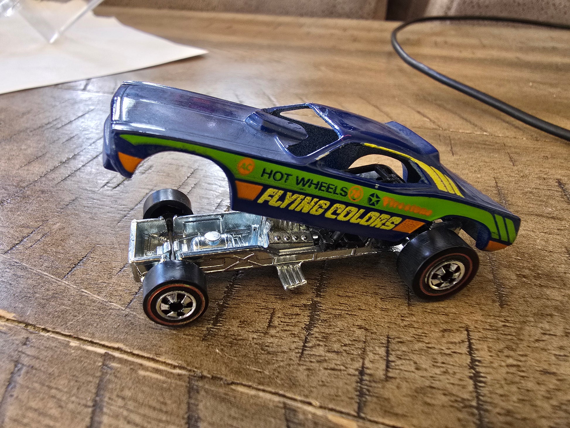 HOT WHEEL REDLINE FLYING COLORS TOP ELIMINATOR FUNNY CAR
