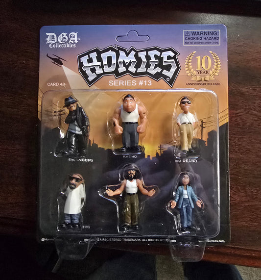 Homies Figures 1.75″ Series 13 Diorama Assortment Set of 6 Figures card 4/4