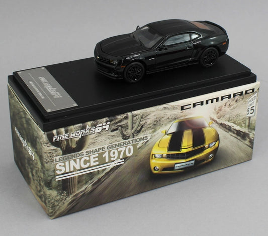 1:64 FINE WORKS *Black* Chevrolet Camaro Diecast *HIGH DETAILED* Bumble Bee - House of Cars Virginia