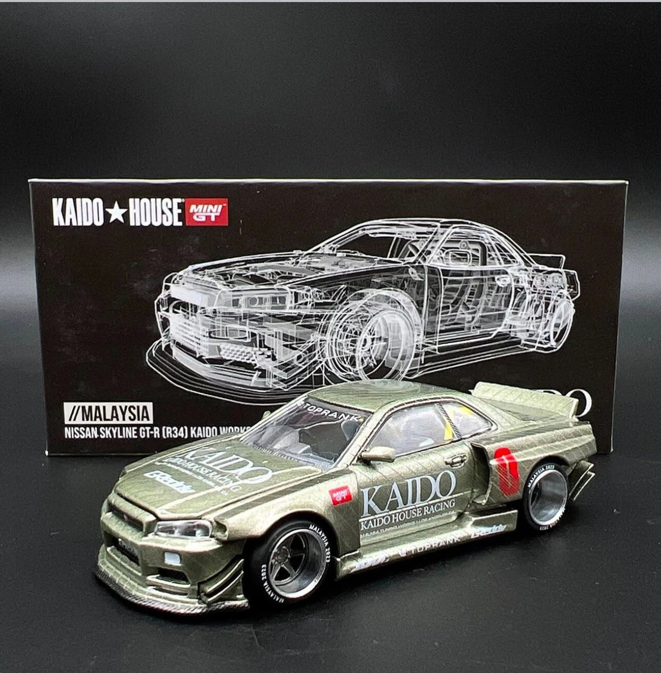 Kaido House 2023 Malaysia Diecast Expo Nissan Skyline GTR R34 Event Car