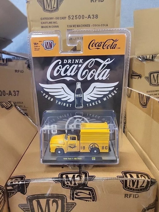 M2 Ford F-100 Truck 1956 Coca Cola 52500 A38 1/64 - House of Cars Virginia