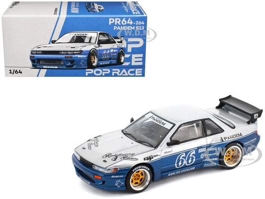 POPRACE 1/64 PANDEM SILVIA S13 MOONTECH BLUE