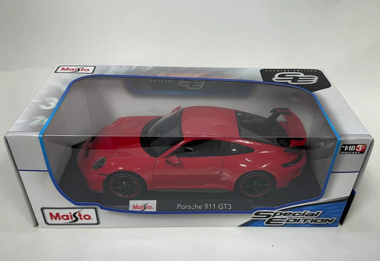 Maisto 1/18 Porsche 911 GT3 Red New in Box - House of Cars Virginia