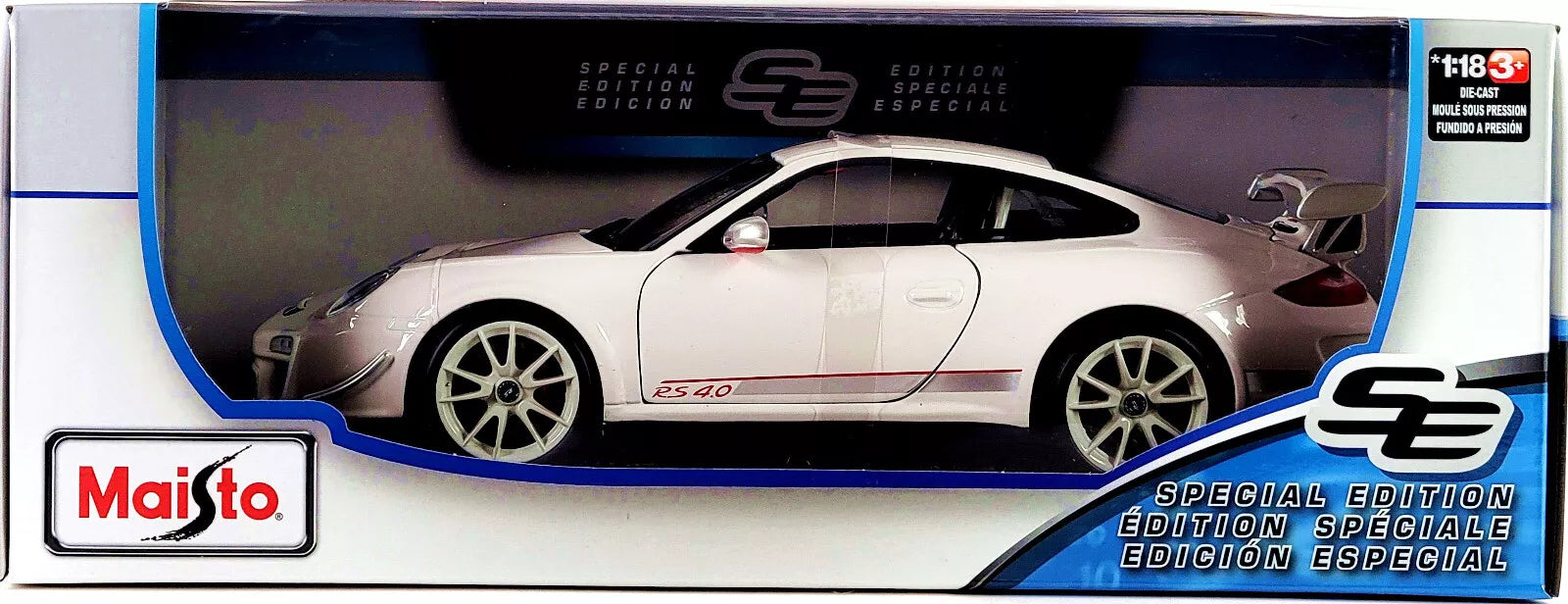 MAISTO 1:18 Diecast Model Car Special Edition Porsche 911 GT3 RS