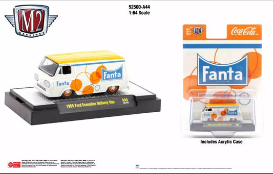 M2 Machines 1965 Ford Econoline Delivery Van Fanta Coca-Cola A44 Release 44 1:64 - House of Cars Virginia