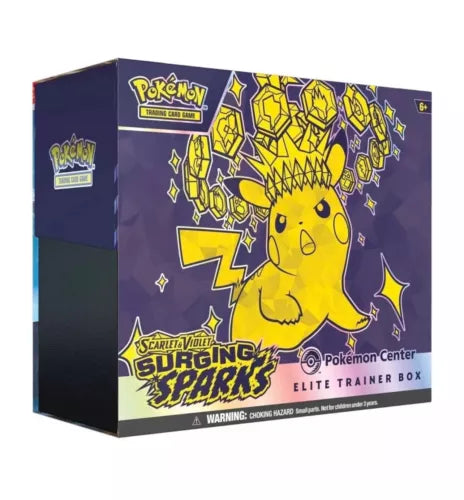 Pokémon Scarlet Violet Surging Sparks Pokémon Center Elite Trainer Box ETB - House of Cars Virginia