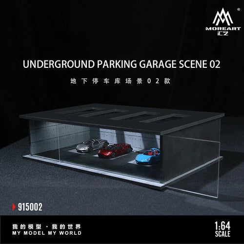 MoreArt UNDERGROUND PARKING GARAGE SCENE 02 Diorama - House of Cars Virginia