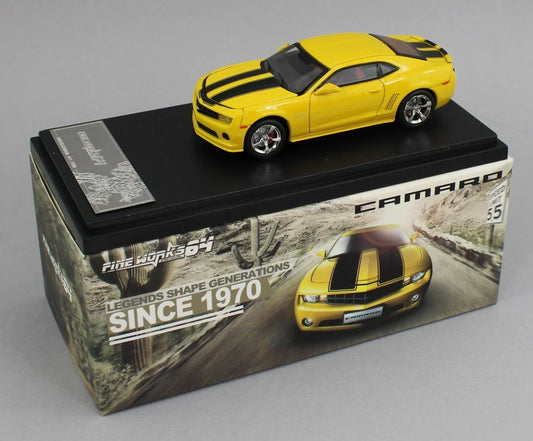 1:64 FINE WORKS *YELLOW* Chevrolet Camaro Diecast *HIGH DETAILED* Bumble Bee - House of Cars Virginia