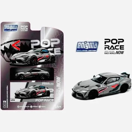 Pop Race 1:64 Darwin Pro 66G NWB Supra A90 – Grey Metallic PR640098B – PR64-PRE002 - House of Cars Virginia