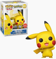 Funko POP! Pokemon - Waving Pikachu Diamond Collection GameStop Exclusive #553