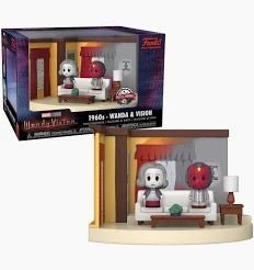 Funko POP! Marvel Studios Wanda Vision - 1960's Wanda & Vision (Mini Moments)