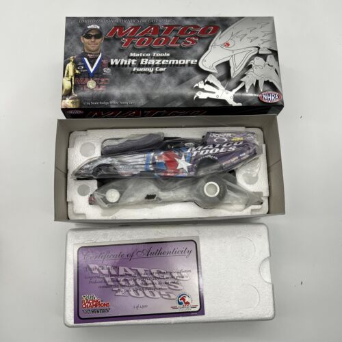 MATCO TOOLS WHIT BAZEMORE 2005 DODGE NHRA DIE CAST FUNNY CAR WB2425A 1/24 - House of Cars Virginia